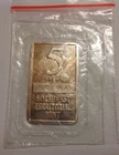 5 gram .999 Silver Bar  Northwwest Territorial Mint