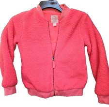 Cat  Jack Jacket Girls M7/8 Fleece Hot Pink