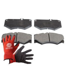 Bremsbeläge+Handschuhe vorne für MERCEDES G-CLASS T1, T2, LN1, TN; PUCH G-MODELL
