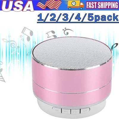 Mini Portable Bluetooth Speaker Rechargeable Wireless Stereo Bass USB/TF/FM Mode