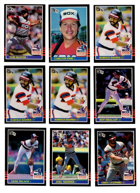 1985 Donruss Baseball White Sox lot of 40 w/Seaver Fisk UNLIMITED SHIPPING $4.00