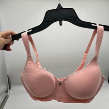 Breezies Lace Effects full overage Seamless Underwire Bra Rose Petal,36 C