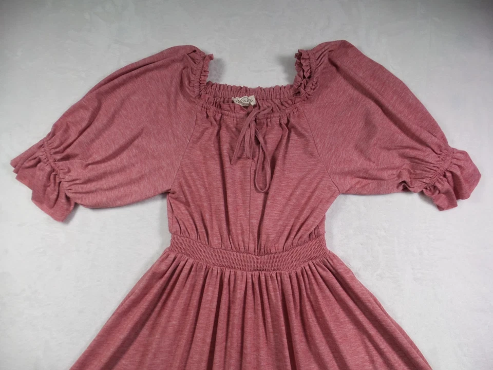 Vestido Joyfilm Niñas Talla 10 Rosa Brezo Gwenola Maxi Dobladillo Alto-Bajo Comodidad Foto 3 de 4