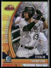 Sterlin Thompson 2024 Bowman Chrome #AFLS-8 Colorado Rockies
