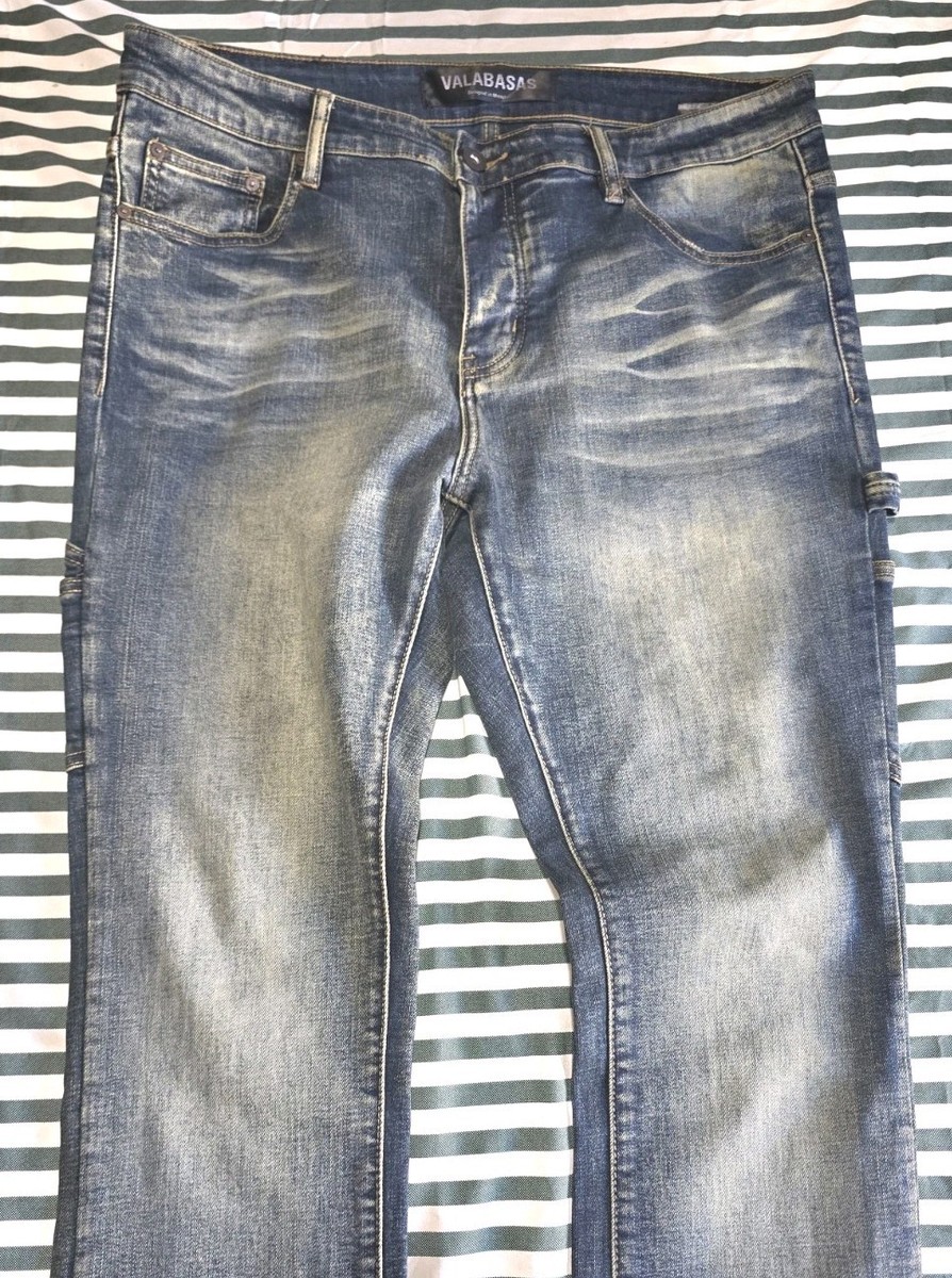 Valabasas Mr.Extendo Denim Super Stacked Jeans Mens Sz 36 | eBay