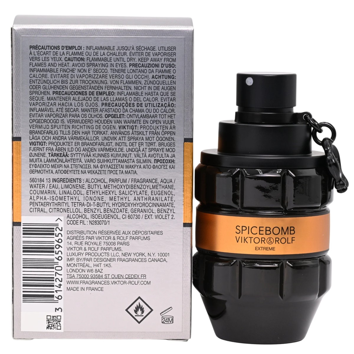 Spicebomb Extreme by Viktor & Rolf cologne for men EDP 1.7 oz New