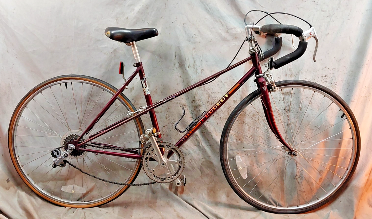1985 Peugeot Mixte Touring Road Bike 50cm Small Butted Steel Step
