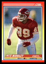 1990 Score Pete Mandley #264 Kansas City Chiefs NFL Football Base Set