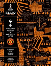UEFA Europa League Final Programme 2025 - Manchester United vs Tottenham Hotspur