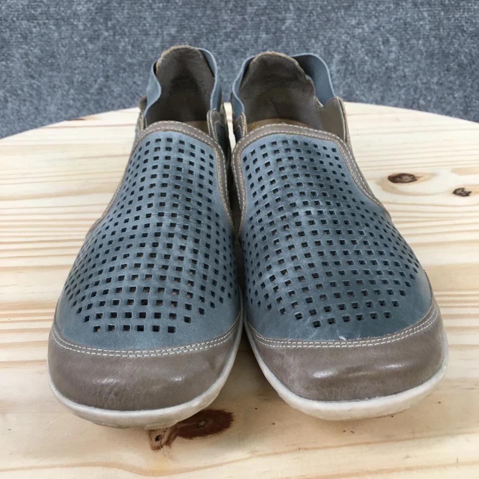 Zapatos Remonte para mujer 41 R3425 Liv 25 Perf sin cordones planos azul marrón cuero Foto 4 de 4