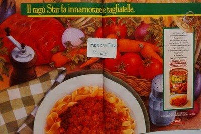 Ragù Star 1987 ADVERTISING ADVERTISING WERBUNG CLIPPING ADVERTISEMENTS - Ragu Italy