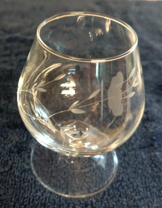 Vtg Princess House Heritage Etched Brandy Glasses Set of 8 Brandy Snifter New OS - Image 4 of 4