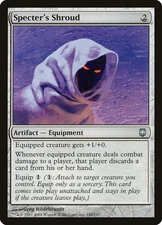 Specter's Shroud NM/M Darksteel Artifact Equipment Mtg Magic English Regular 