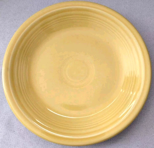 SET OF 2 HLC FIESTA WARE SUNFLOWER YELLOW SALAD PLATES 7 1/4"