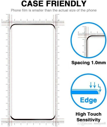 Complet Écran Verre Trempé Protection Rigide Protecteur Pour Google Pixel 8 (De - Photo 2 sur 12