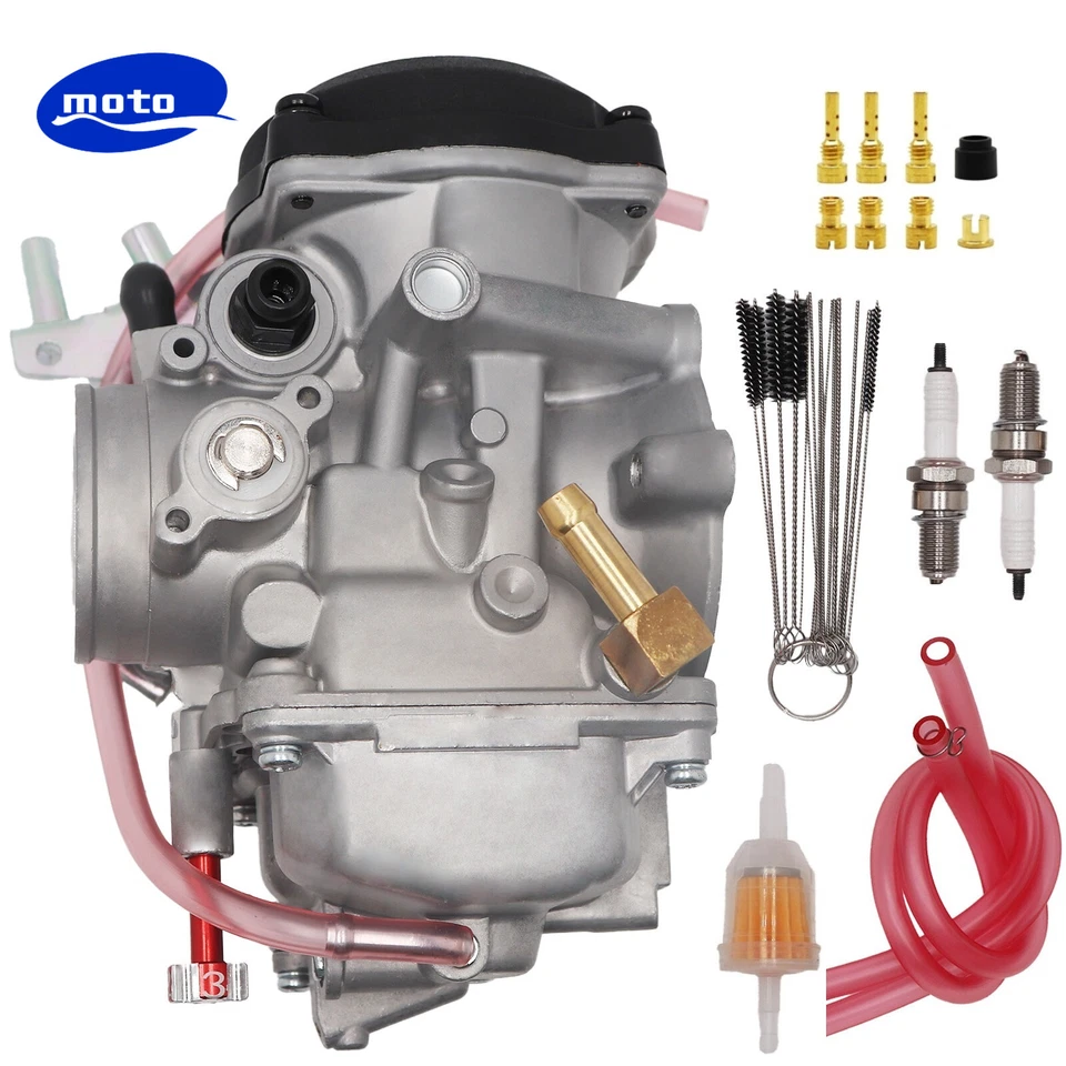 Carburador para Harley Davidson Dyna Wide Super Glide Softail y tornillo de ajuste nuevo Foto 4 de 4