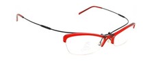 New Authentic Eye'DC eye'd VISION E052 003 90s Vintage Red Half Rim Eyeglasses