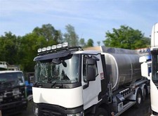 Black Roof Bar + LEDs For Renault T Range Low Cab Truck Front Tube Accessories