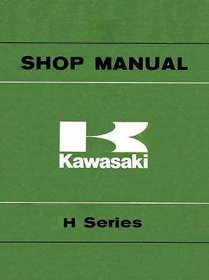 Kawasaki service manual 1974 & 1975 H1 500cc triple  