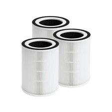 Nispira True HEPA Carbon Replacement Filter for Sensibo Pure Air Purifier, 3 Pks