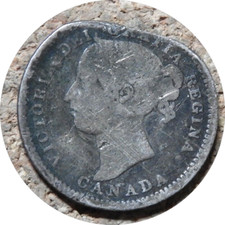 elf Canada 10 Cents 1891   Victoria