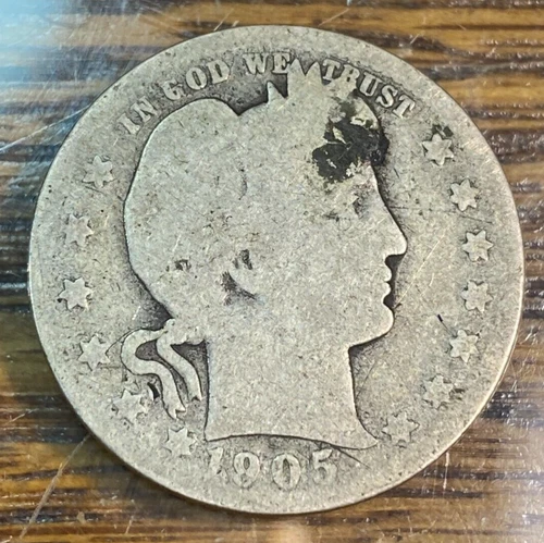 1905-S Better Barber Quarter Original About Good CHRC