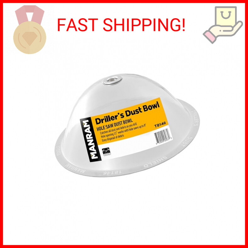 Hole Saw Dust Bowl Dust Bowl for Hole Saw, for Installing Recessed