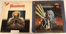VTG Mausoleum  Krull / 2 Preowned/UNTESTED CED Video Discs/LOT Ships Free