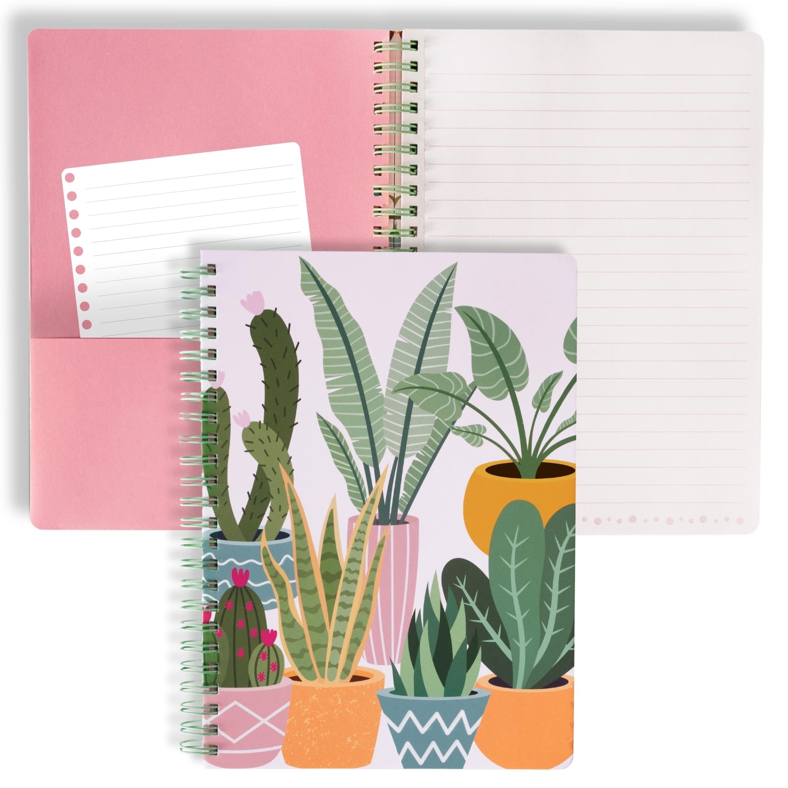 Steel Mill & Co Cute Pink Mini Spiral Notebook, 8.25