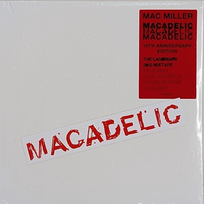 MAC MILLER Macadelic SEALED 2LP Tr-Color Vinyl and Poster