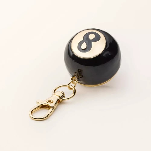 Kate Spade New York~Target~ Lucky 8 Ball Keychain/Charm. NEW - Picture 3 of 4