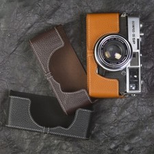 For Olympus 35SP Case Genuine Real Leather Half Camera Case Bag Cover