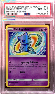Shining Mew - Shining Legends - 40/73 - PSA 8 | eBay