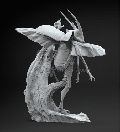 Beetle Monster Bust 3D Printing Unpainted Figure Blank Kit Model GK New In Stock - Bild 4 von 7