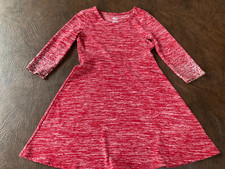 Girl's Size L 10-12 WONDER NATION Dress Red Fit N Flare Holiday Party