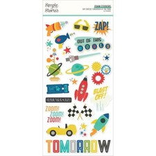 Simple Stories  SAY CHEESE TOMORROW AT THE PARK  Foam Stickers  Disney