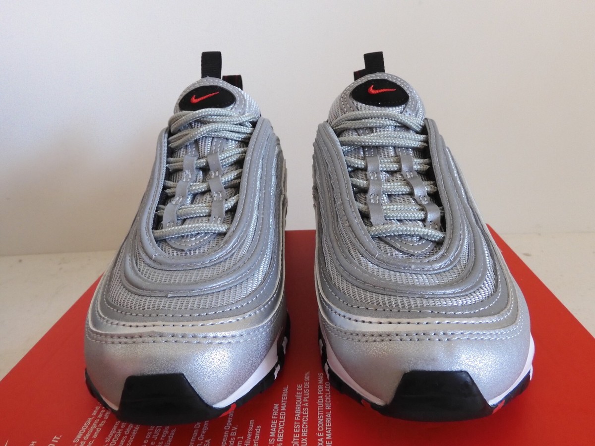 NIKE AIR MAX 97 QS (GS) SILVER 