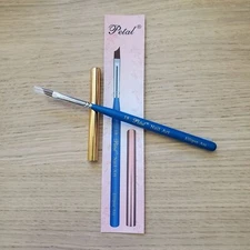 Petal Nail Art Brush - Flat/ Ellipse Arc with Cap for French tip, Ombre design