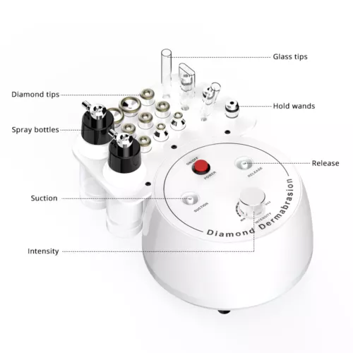 Face Beauty Spray Beauty Skin Rejuvenation Diamond Peeling Dermabrasion Machine - Picture 7 of 10