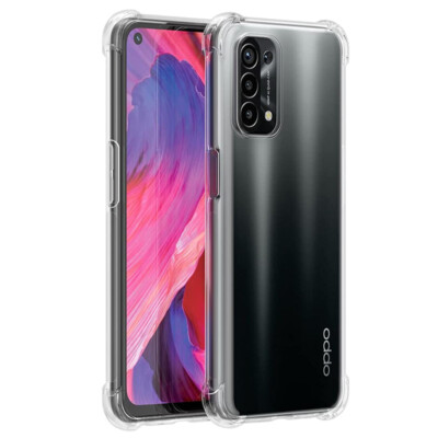 For OPPO A76 A96 A74 A54 A94 A16 A54s A16s A52 Clear TPU Shockproof Case Cover