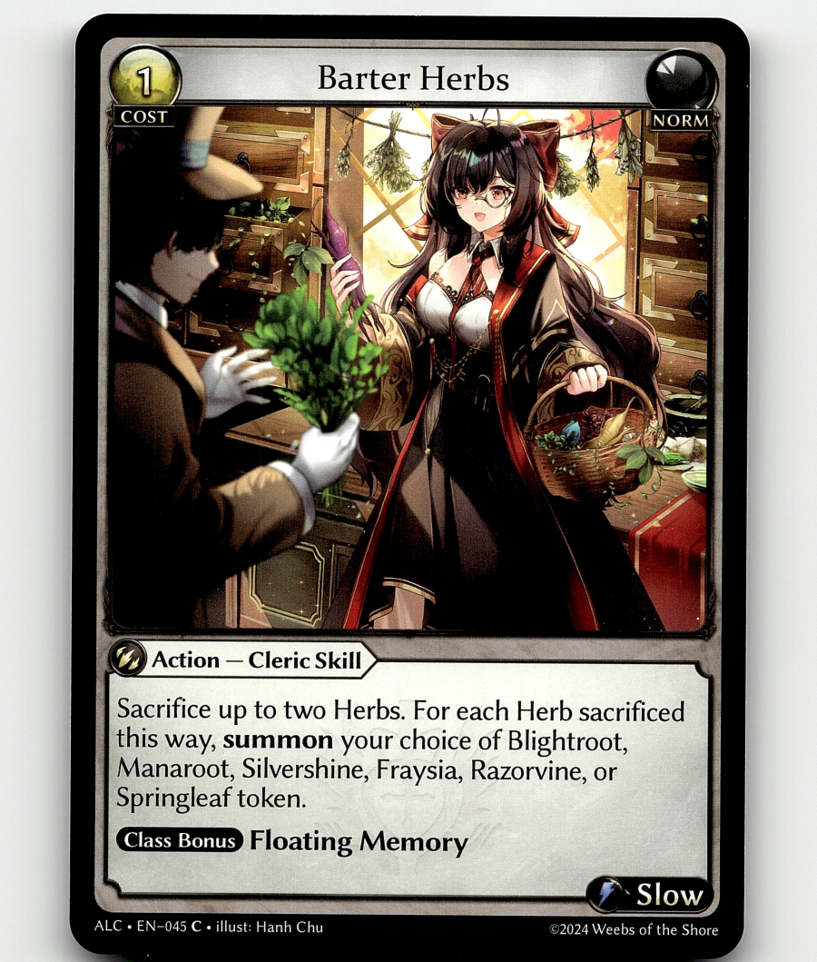 Grand Archive TCG Barter Herbs - Alchemical Revolution | eBay
