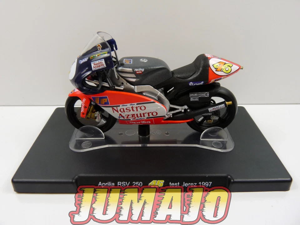 MR36 Moto Valentino Rossi LEO MODELS 1/18 : Aprilia RSV 250 #46 Test Jerez 1997 - Photo 2/4