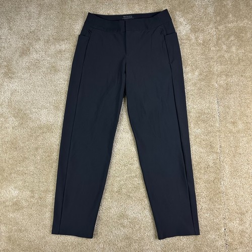 Athleta Womens Stellar Trouser Pant 4 petite Skinny Zip Pockets Career Casual
