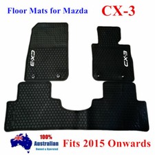 Waterproof Rubber Floor Mats Tailor Made For Mazda CX-3 2015 - 2026 Current