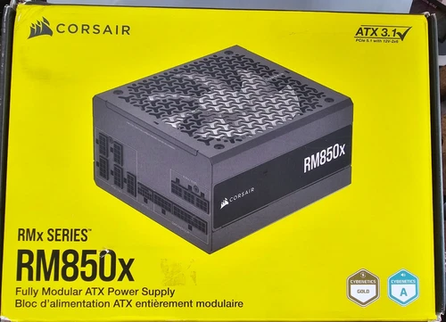 Corsair RM850X 850W Fully Modular Gaming PC PCI-E 5.1 ATX 3.1 PSU Power Supply