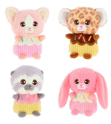 Keel Toys 12 cm Duft Cupcake Bakery Beanie Plüsch Vanille Erdbeere Schokolade