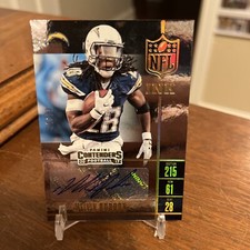 2017 contenders melvin gordon nfl ink Gold  auto 4 Of 10 made