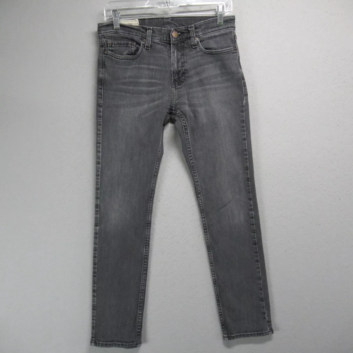 Hollister black skinny jeans mens top