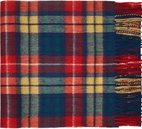 100 % Lammwolle Schlicht und Tartan Design Schal - Bild 14 von 33