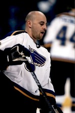 PF40 2001 Original Photo PAVOL DEMITRA ST LOUIS BLUES NHL ICE HOCKEY RIGHT WING